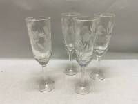 Бокалы хрусталь с лазерной гравировкой СССР, 4 шт