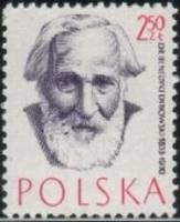 (1957-020) Марка Польша "Бенедикт Дыбовский" , III Θ