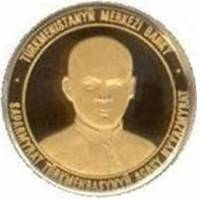 () Монета Туркмения 2000 год 10000  ""   Биметалл (Платина - Золото)  UNC