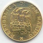 (№1988km229) Монета Сан-Марино 1988 год 2 Scudi (Diritti Делл)