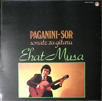 Пластинка виниловая Ehat Musa Paganini - Sor sonate za gitaru RTB 300 мм. Near mint