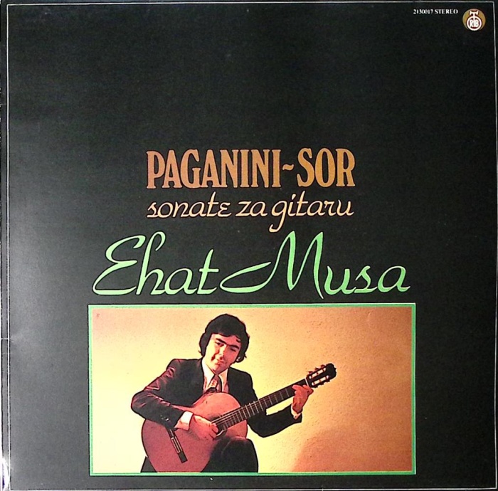 Пластинка виниловая Ehat Musa Paganini - Sor sonate za gitaru RTB 300 мм. Near mint
