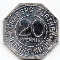 () Монета Германия (Веймар) 1920 год 20  ""   Алюминий  UNC