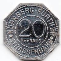 () Монета Германия (Веймар) 1920 год 20  ""   Алюминий  UNC