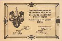 (№1920) Банкнота Австрия 1920 год "50 Heller"