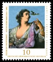 (1976-091) Марка Германия (ГДР) "Воздух"    Картины III Θ