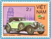 (1985-077) Марка Вьетнам "Изотто Франчини, 1928"    Выставка марок Italia `85, Автомобили III Θ