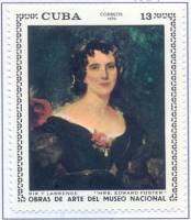 (1970-067) Марка Куба "Миссис Э. Фостер"    Музей в Гаване III Θ