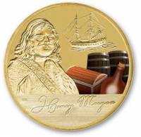 (№2011km177) Монета Тувалу 2011 год 1 Dollar (Валлийский капитан сэр Генри Морган)