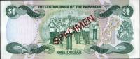 Банкнота Багамские острова Багамы 1984 год 1 доллар Елизавета II   UNC
