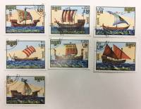 --  Набор марок Камбоджа 7 шт.  Гашёные , III Θ