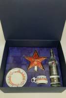 Подарочный набор С новым годом ЛФЗ костяной фарфор Чайная пара Звезда