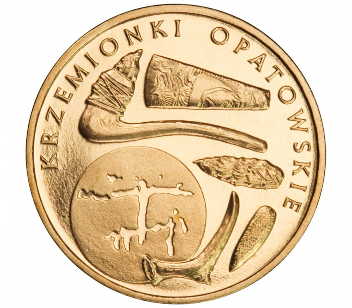 (237) Монета Польша 2012 год 2 злотых &quot;Музей неолита&quot;  Латунь  UNC