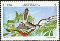(1978-013) Марка Куба "Кубинский мухоловец "    Птицы II Θ