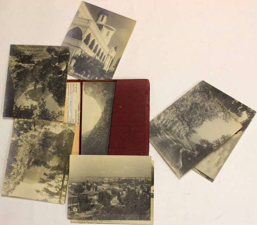 Винтажная фотосерия военно-сухомская дорога 15 фотографий с чехлом для хранения