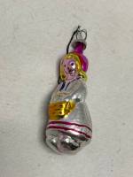 Елочная игрушка красная шапочка стекло СССР