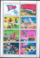 (1976-067) Лист (7 м + 1 куп) Северная Корея "Призеры ОИ (2)"   Призеры ОИ 1976, Монреаль III O
