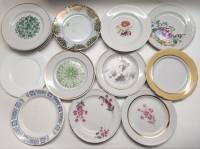 Тарелки столовые десертные разные 15 штук