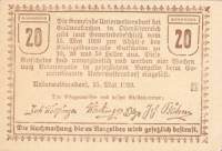 (№1920) Банкнота Австрия 1920 год "20 Heller"