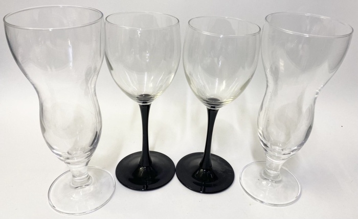 Бокалы 4 шт стекло 