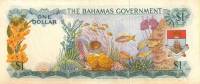 (№P-18a) Банкнота Багамские острова 1965 год 1 Dollar "Багамский доллар"