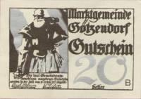 (№1920) Банкнота Австрия 1920 год "20 Heller"