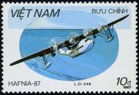 (1987-095) Марка Вьетнам "Лиор и Оливье Лео 246"    Гидропланы III Θ