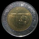 () Монета Ватикан 1983 год 500  ""   Биметалл  UNC