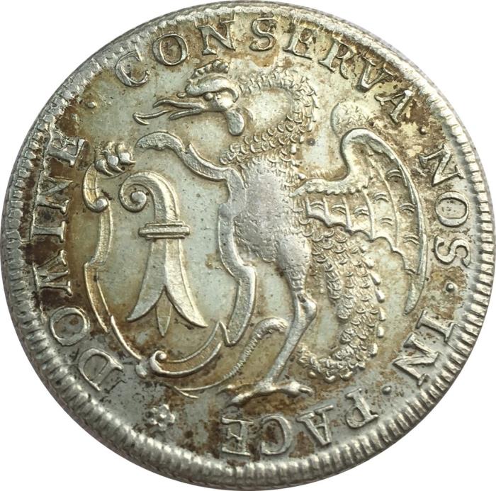 (№1764km167(basel)) Монета Швейцария 1764 год ⅓ Thaler