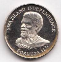 (№1968km2) Монета Свазиленд 1968 год 10 Cents (Независимость)