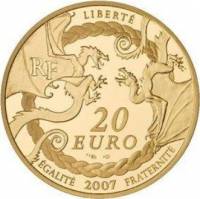 (№2007km1472) Монета Франция 2007 год 20 Euro (Broceacute)