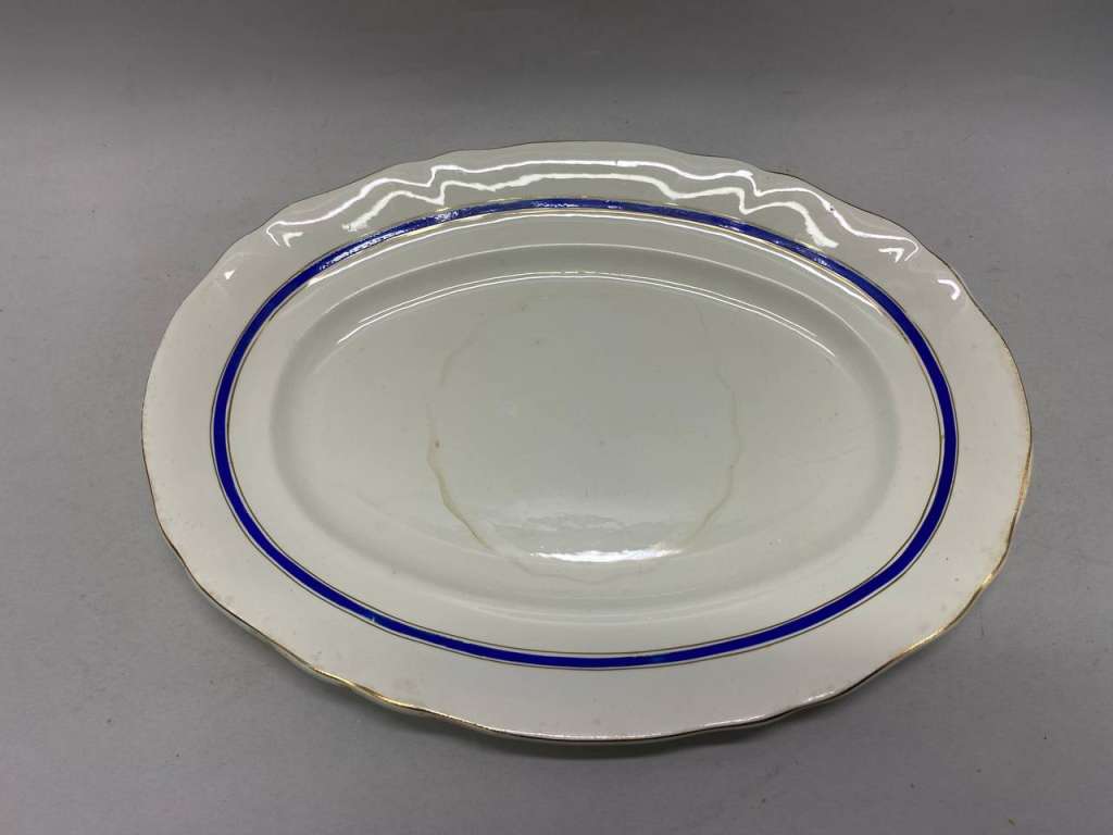 Блюдо овальное ЗИК 50-е годы СССР