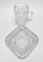 Блюдо пепельница + кружка пивная, хрусталь, СССР