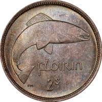 (№1928km7) Монета Ирландия 1928 год 1 Florin (Florin, Two Shillings) - Saorstaacute;t Eacute;ireann