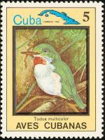 (1983-087) Марка Куба "Кубинский тоди"    Птицы III Θ