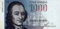 (,) Банкнота Финляндия 1986 год 1 000 марок    UNC