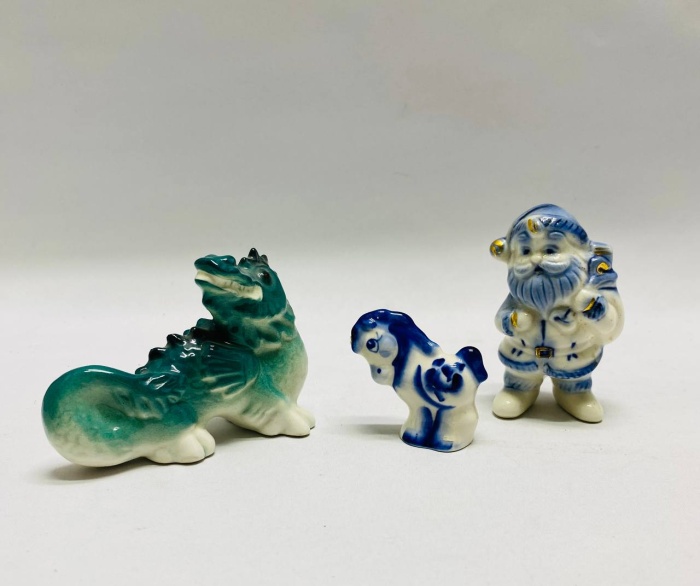 Фигурки фарфор 3 шт