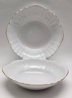 Салатники блюда сервировочные большие глубокие тарелки 2 шт фарфор Bernadotte Чехия 