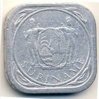 (№1976km12.1a) Монета Суринам 1976 год 5 Cents