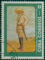 (1973-035) Марка Куба "Игнасио Аграмонте"    100 лет со дня смерти Игнасио Аграмонте II Θ