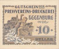 (№1920) Банкнота Австрия 1920 год "10 Heller"
