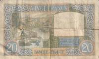 (№1941P-92b.7) Банкнота Франция 1941 год "20 Francs"