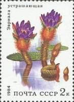1984-039 Марка СССР Эвриала устрашающая  Водные растения III Θ
