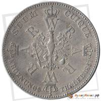 () Монета Германия (Пруссия) 1861 год   ""   Серебро Ag 900  XF