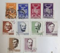 --  Набор марок Венгрия 10 шт.  Гашёные , II Θ