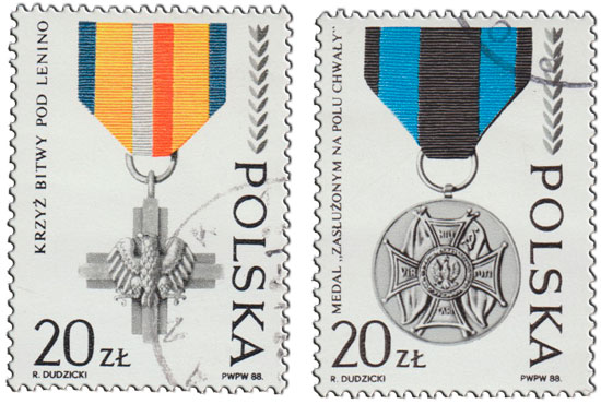 (1988-) Марка Польша &quot;&quot;      III не использовать Θ