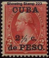(№19) Марка Куба 1899 год "Вашингтон", Гашеная