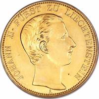 (№1862y1a) Монета Лихтенштейн 1862 год 1 Thaler