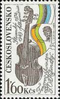 (1974-030) Марка Чехословакия "Тенор Квинтон" ,  III O