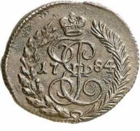 (1784, КМ) Монета Россия-Финдяндия 1784 год 1/4 копейки   Полушка Медь  UNC